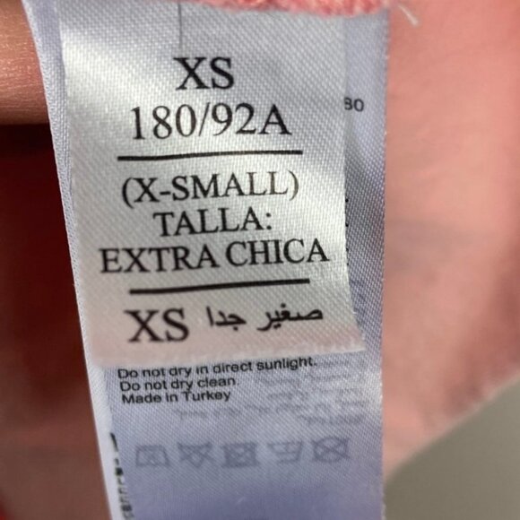 All Saints Pink Tee Crew Neck Twist Size XS TShirt Wilma Cotton Top Short Sleeve - Picture 8 of 11